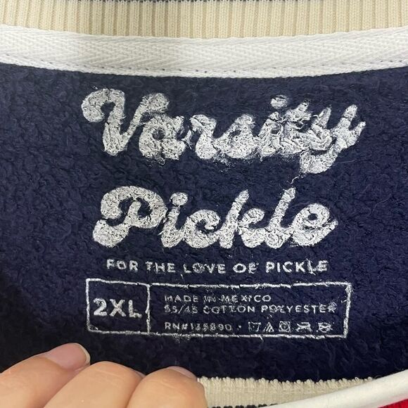 Varsity Pickle Ball Unisex Sweatshirt 2Xl - Picture 7 of 9
